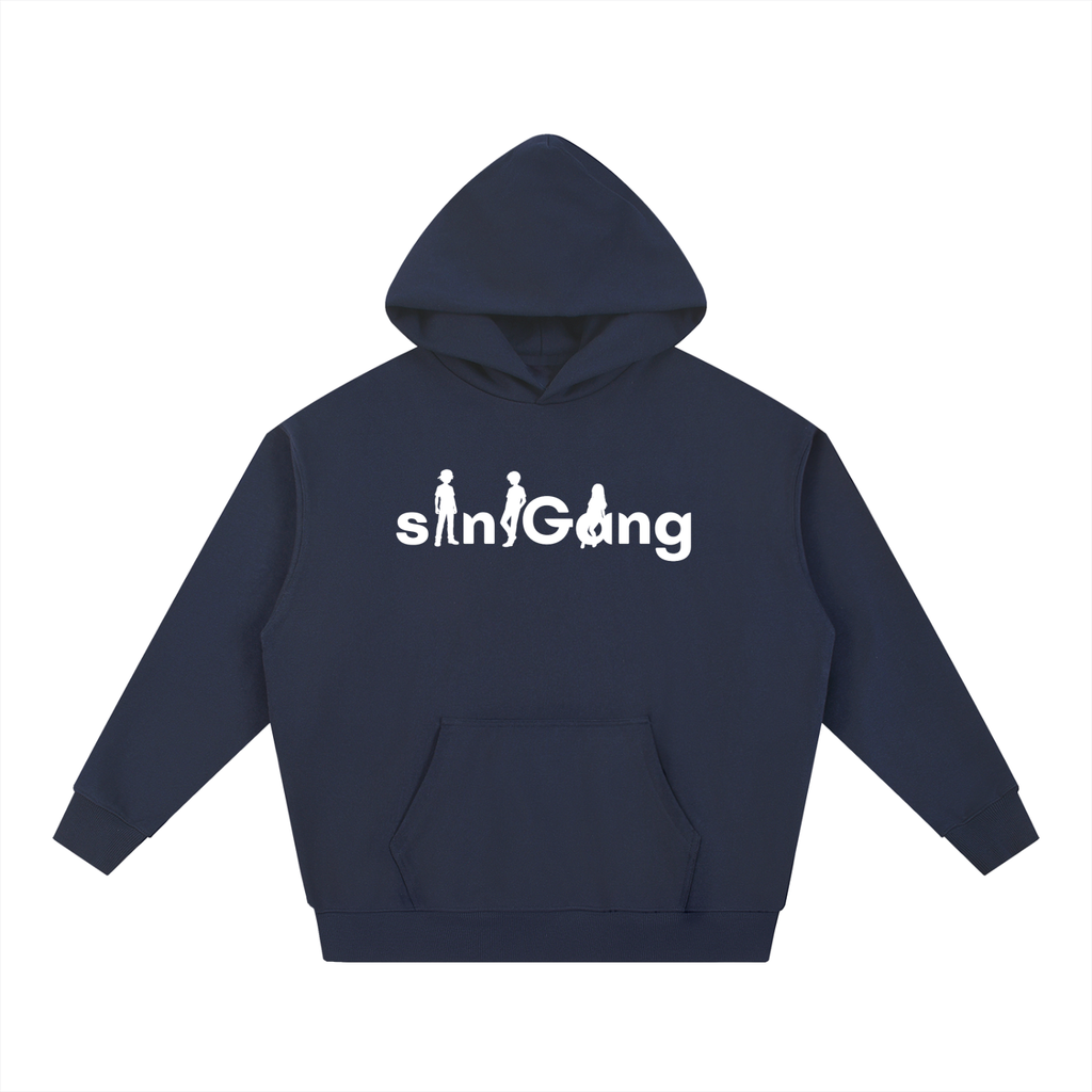 siniGang (white logo) Hoodie