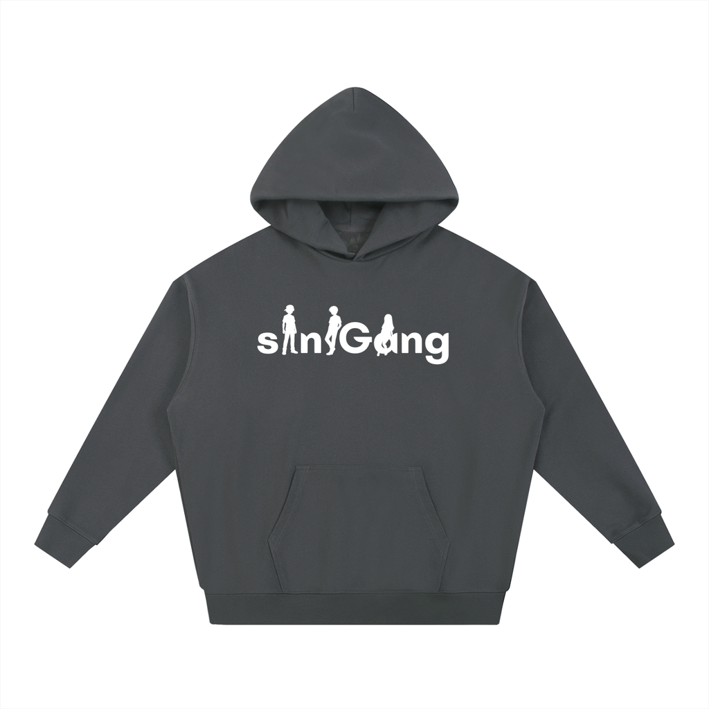 siniGang (white logo) Hoodie