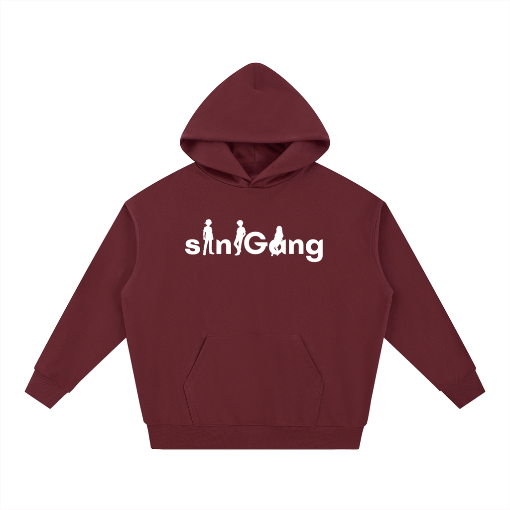 siniGang (white logo) Hoodie