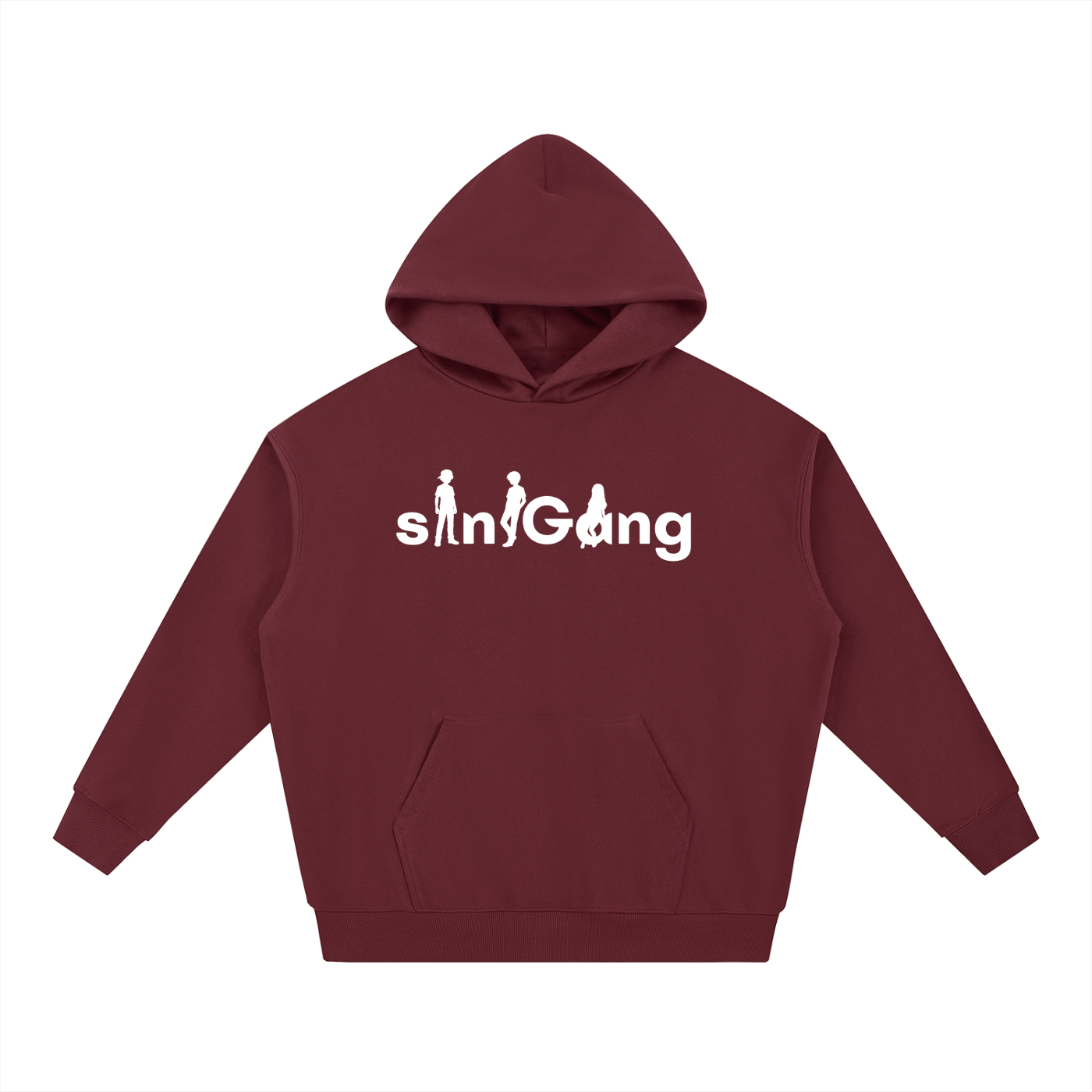 siniGang (white logo) Hoodie