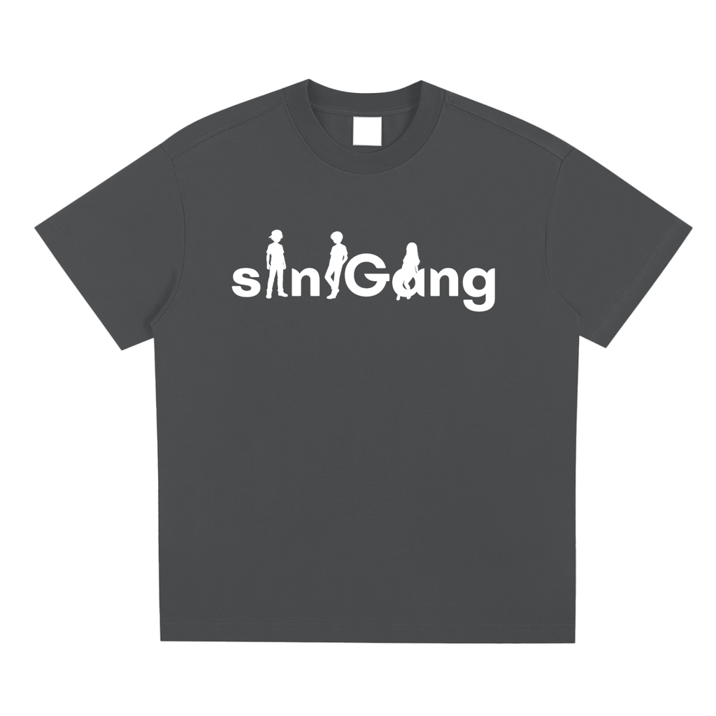 siniGang (white logo) T-Shirt
