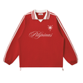 Pilipinas (white) Collared Sweatshirt