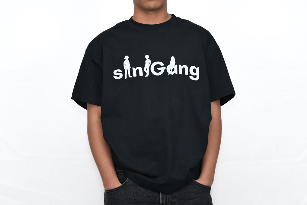 siniGang (white logo) T-Shirt