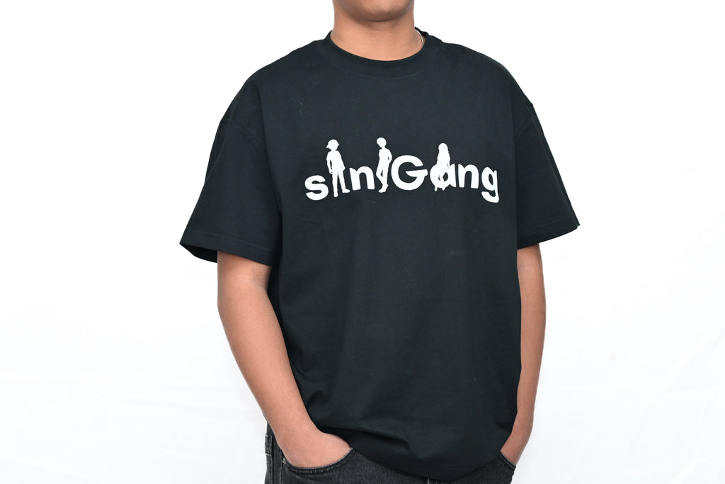 siniGang (white logo) T-Shirt