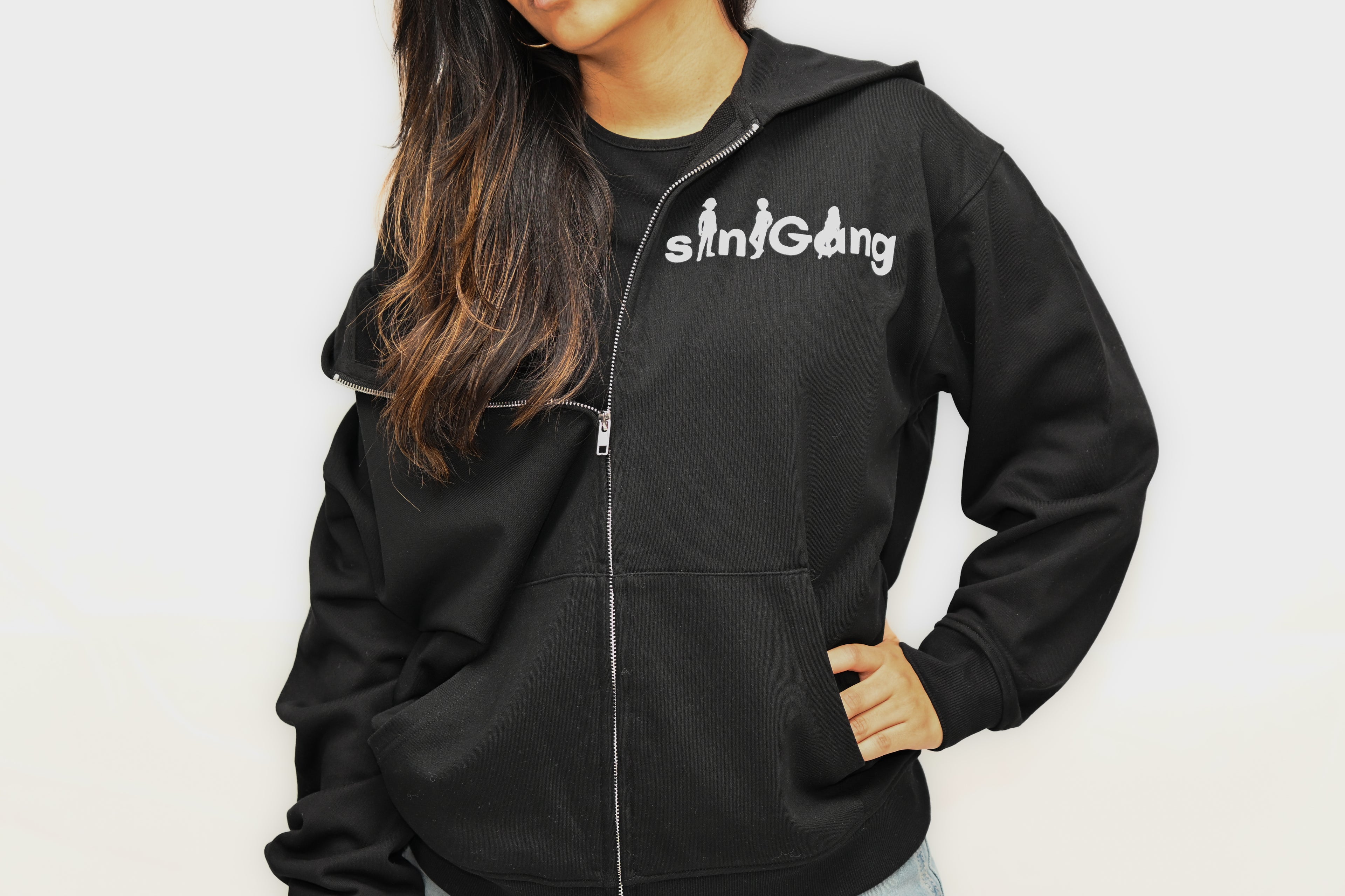 siniGang Zip-up Hoodie