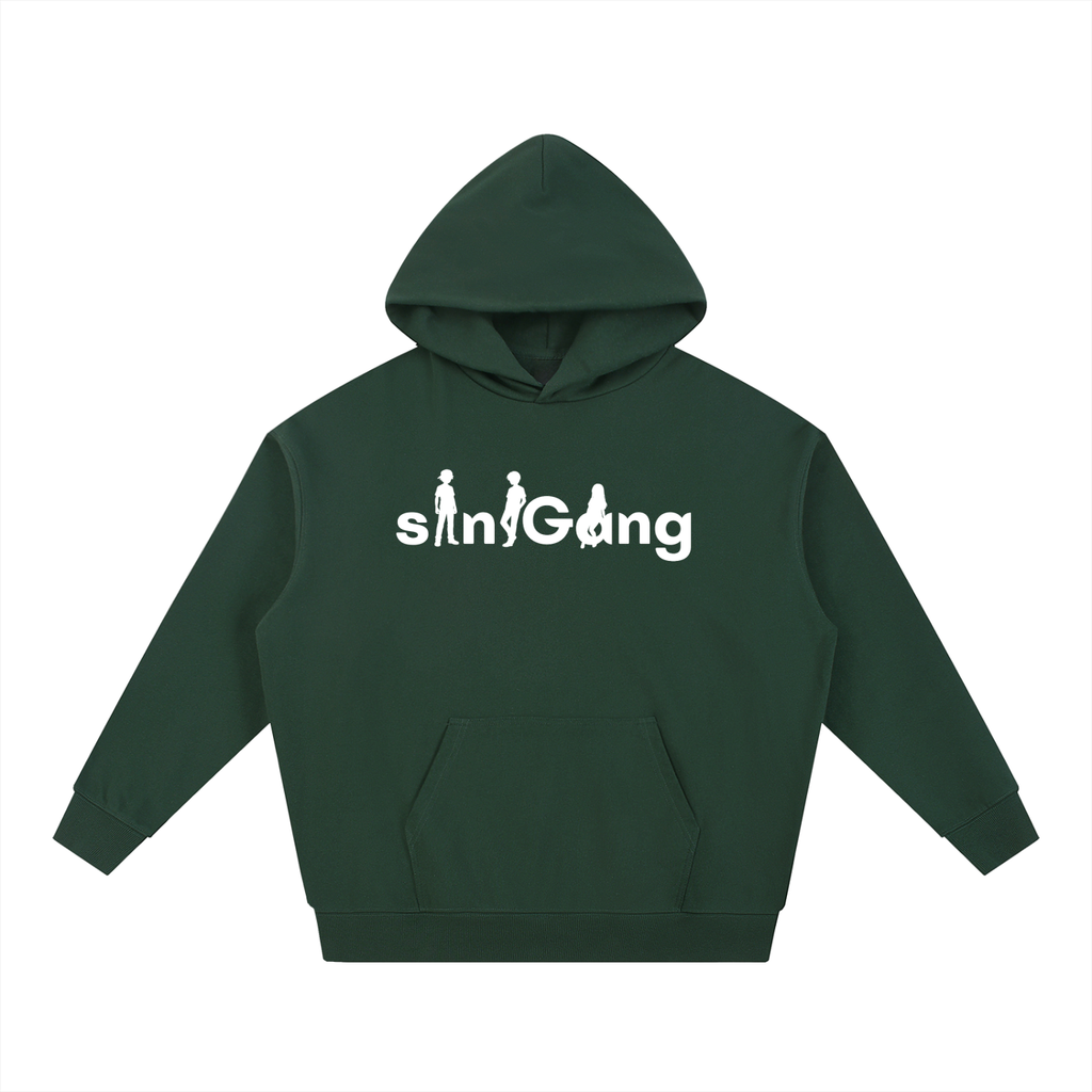 siniGang (white logo) Hoodie