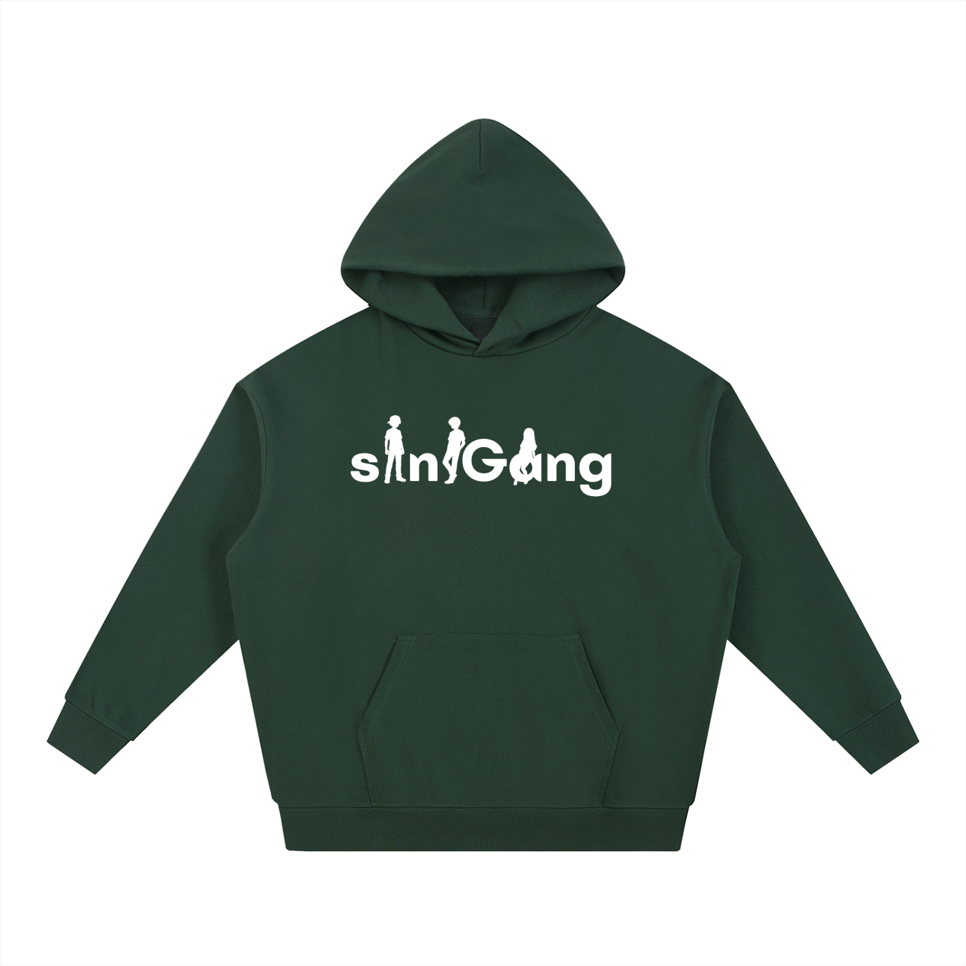 siniGang (white logo) Hoodie