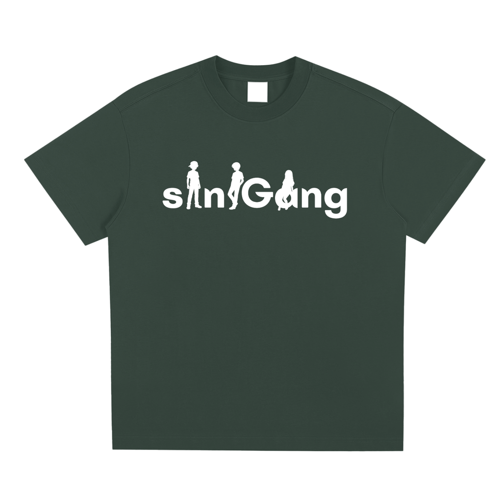 siniGang (white logo) T-Shirt