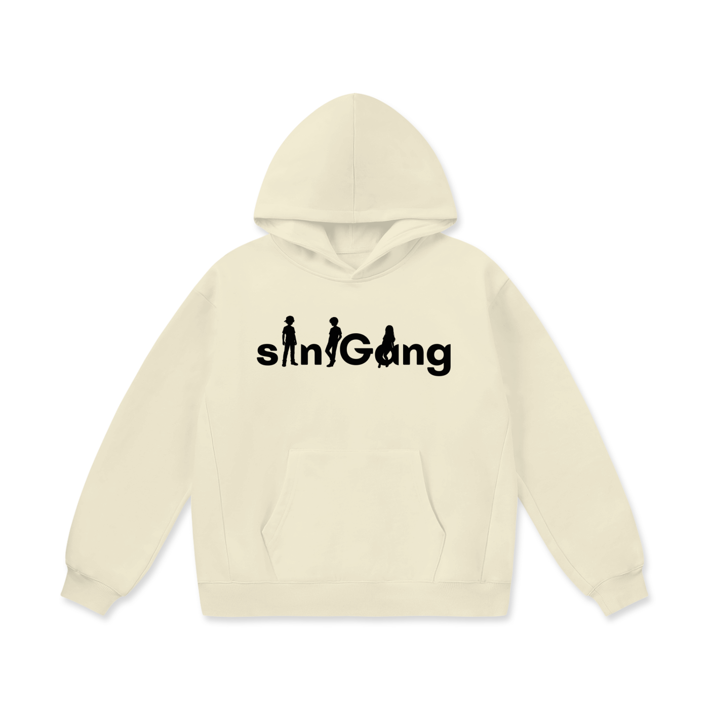 siniGang (black logo) Hoodie