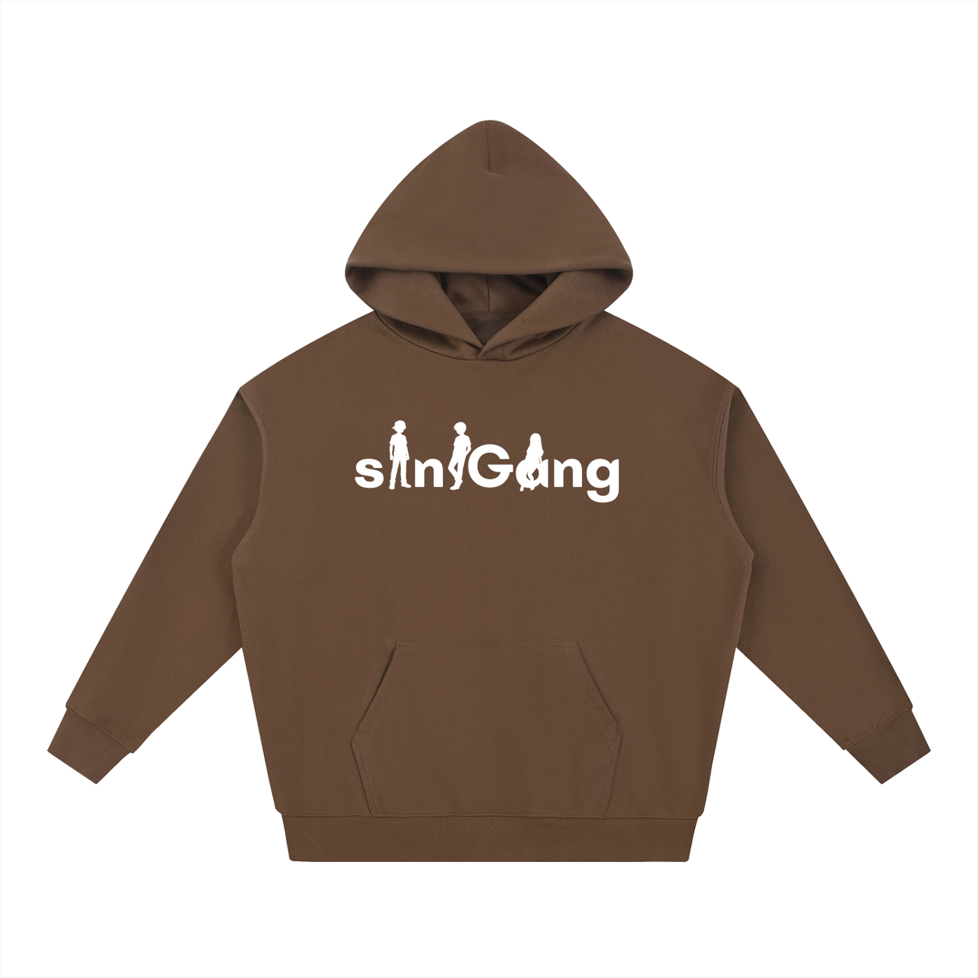 siniGang (white logo) Hoodie